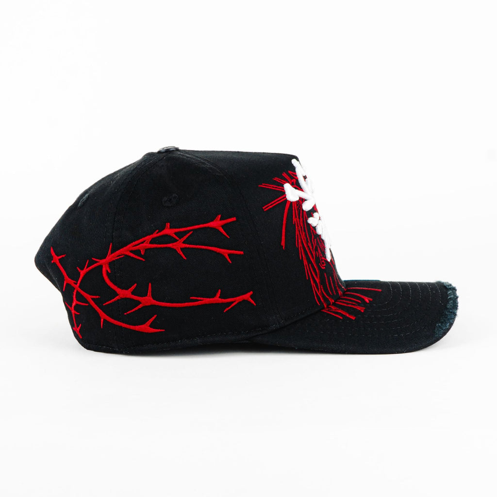 Gorra JC Hats PARADISE XY BLACK | Snapback Visera Semicurva