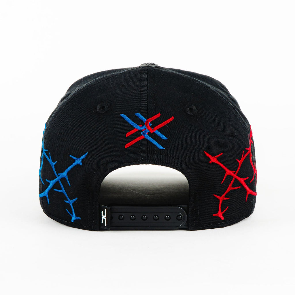 Gorra JC Hats PARADISE XY BLACK | Snapback Visera Semicurva