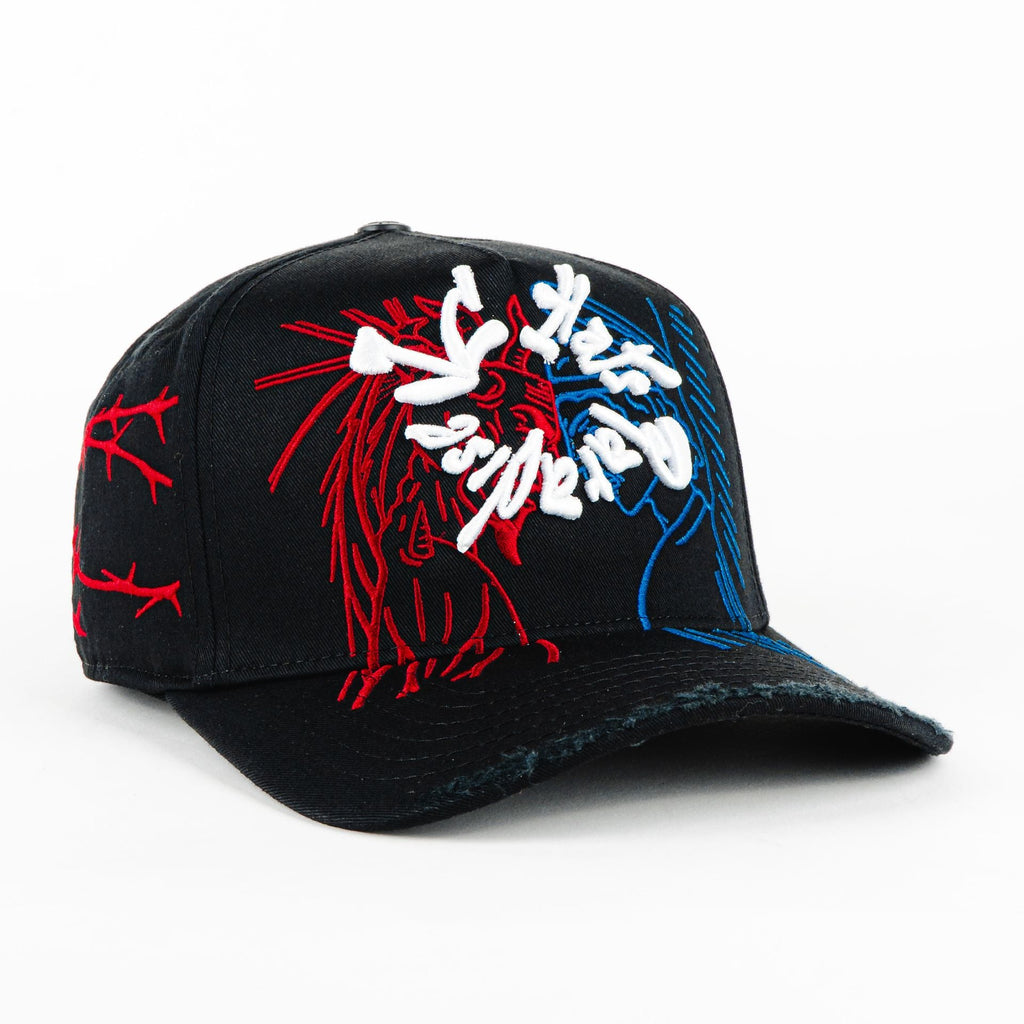 Gorra JC Hats PARADISE XY BLACK | Snapback Visera Semicurva