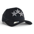 3 STARS VISOR SUEDE BLACK