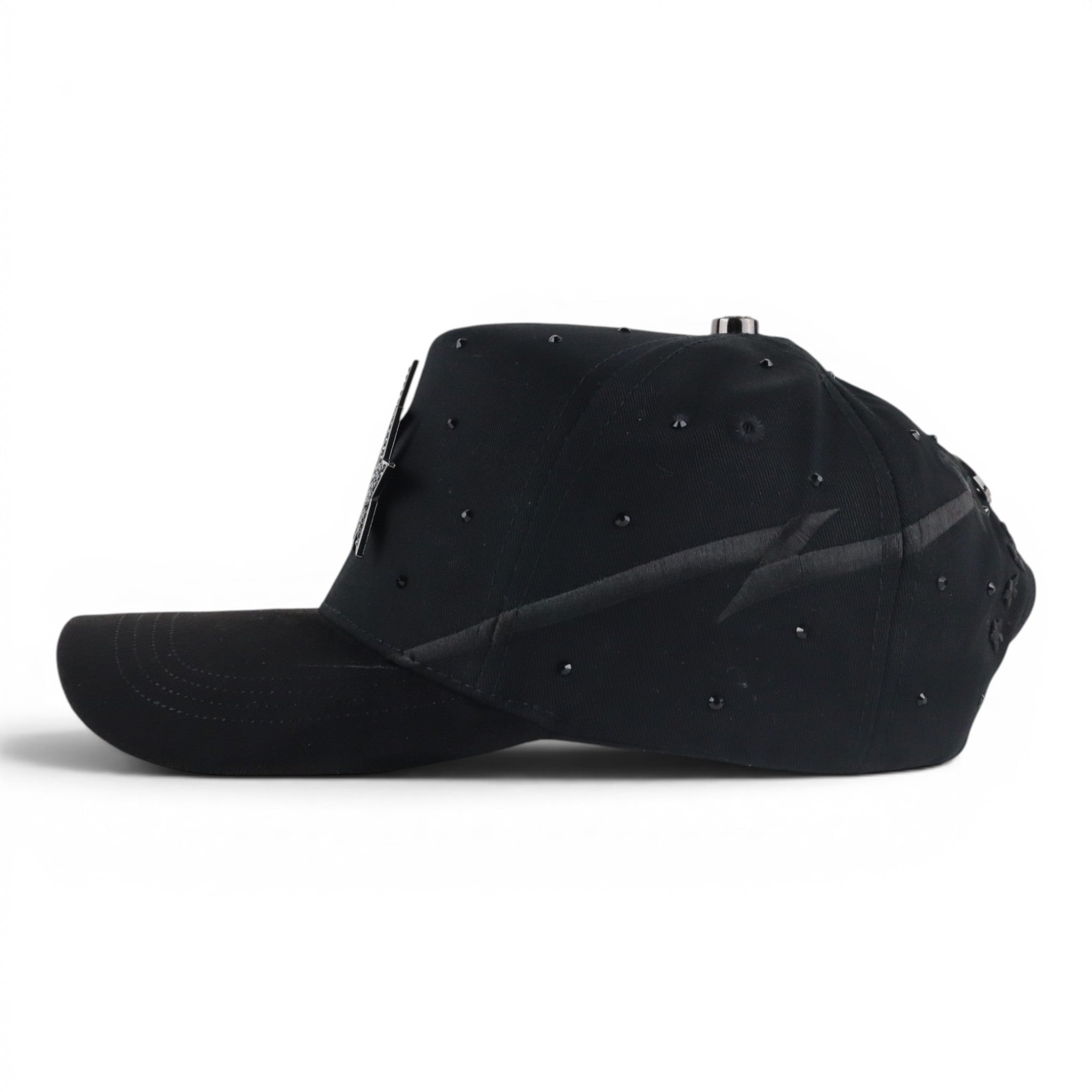 3 STARS VISOR SUEDE BLACK