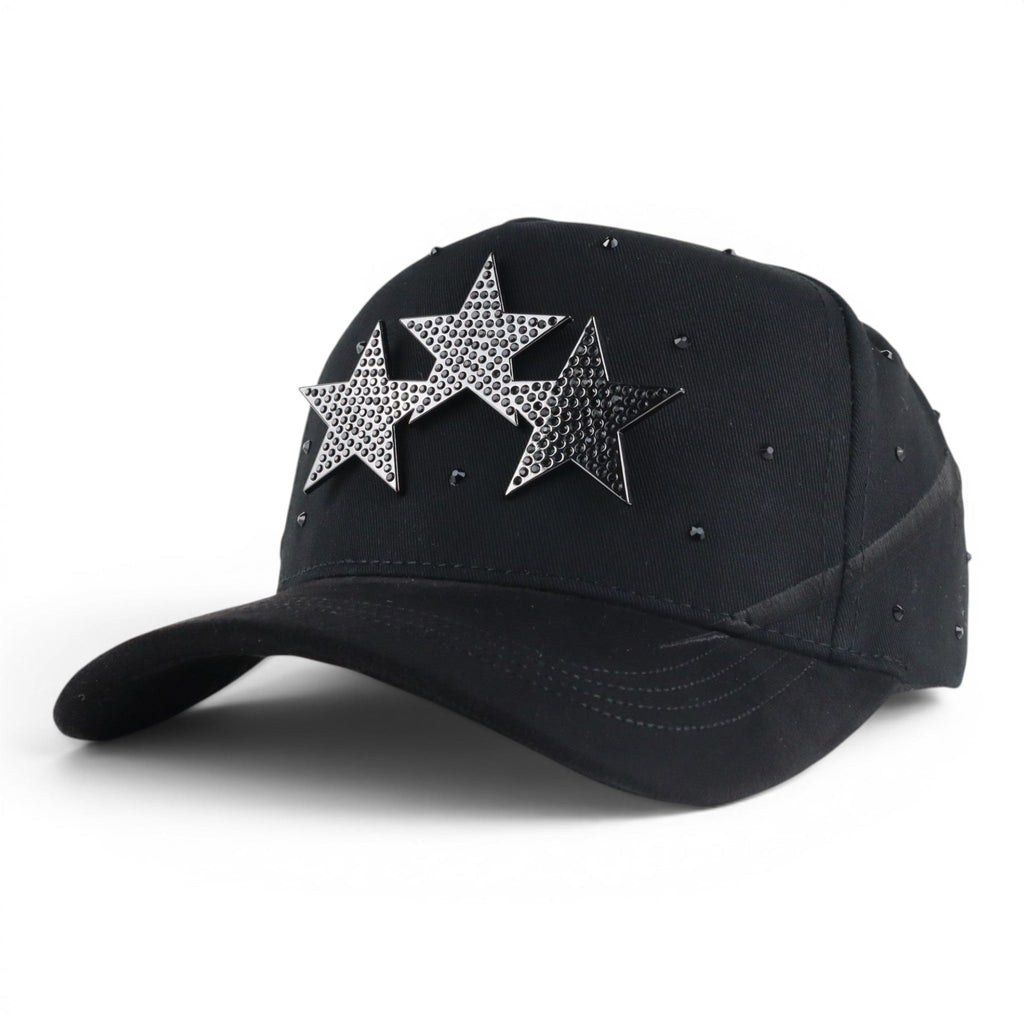 3 STARS VISOR SUEDE BLACK