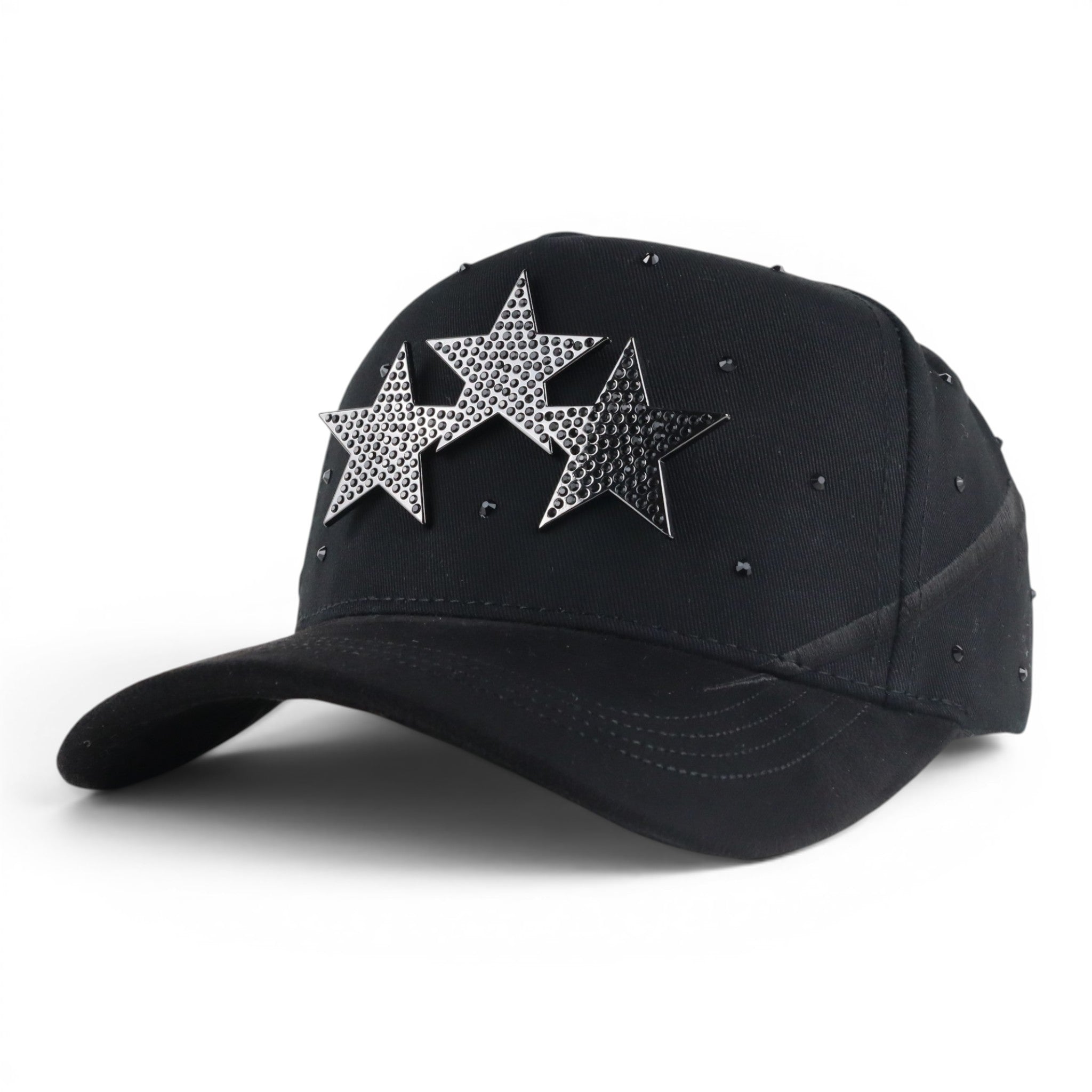 3 STARS VISOR SUEDE BLACK