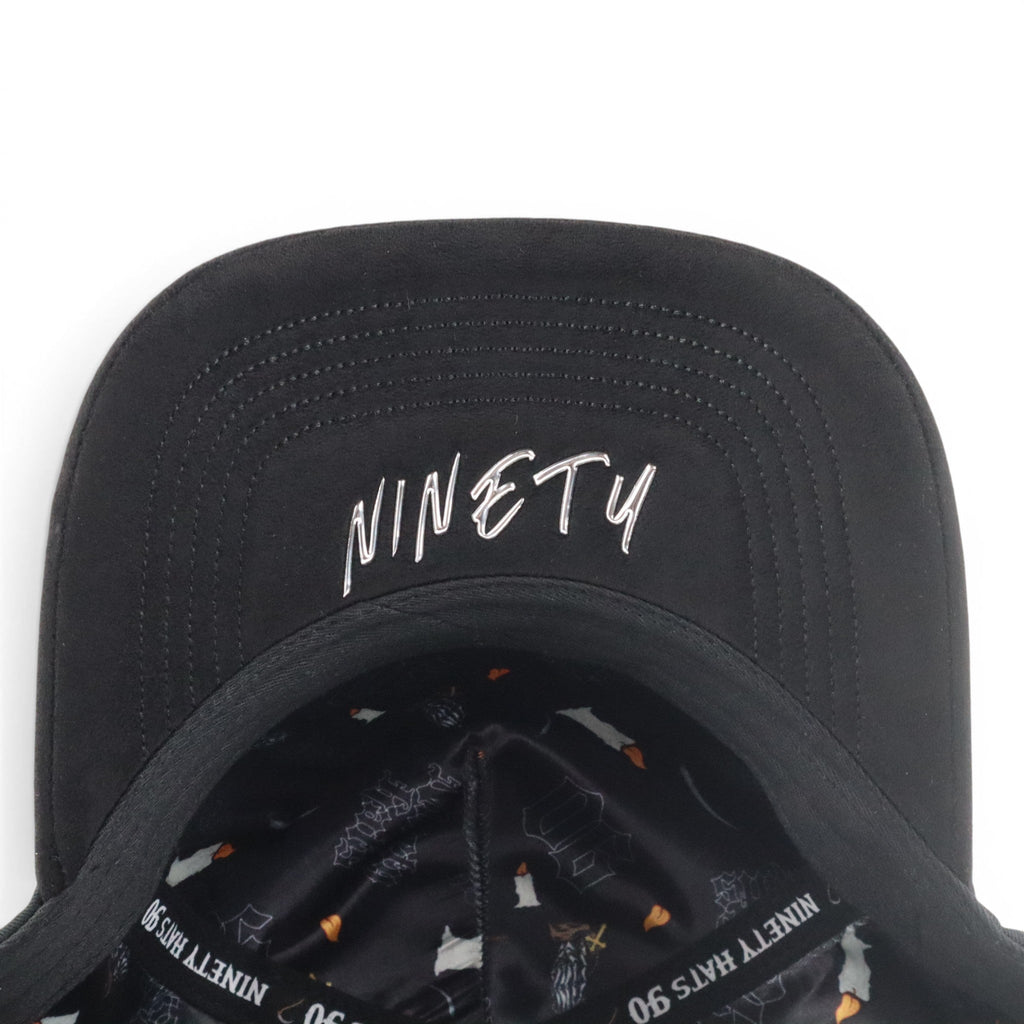 LA SANTA CRISTALS VISOR SUEDE BLACK